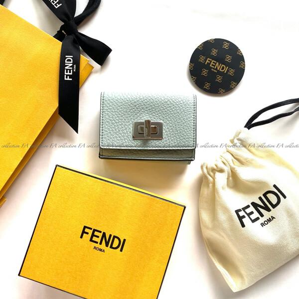 【FENDI】コピーピーカブー セレリア マイクロ 三つ折り財布20112018